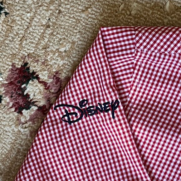 DISNEY Store Red & White Gingham Button-Down - Iconic Employee Design - Picture 5 of 12